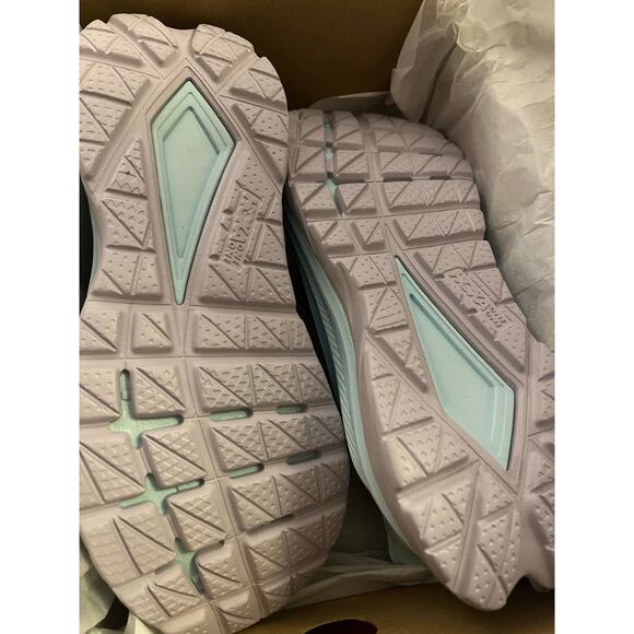 NEW HOKA One One Women's MACH 4 Blue Glass Coastal Running SZ 8.5 - Picture 5 of 7